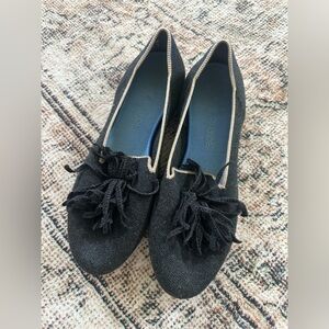 Rothy’s Black Diamond Merino Wool loafer 9.5